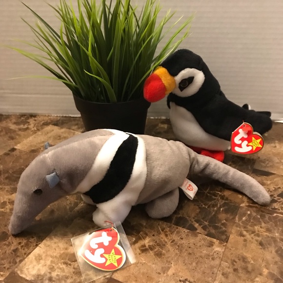 Retired TY Beanie Baby "Ants" and “Puffer” - Picture 3 of 9